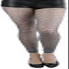 ToBeInStyle Women's Cheetah Print Fishnet Footless Opaque Leggings view 1