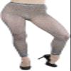ToBeInStyle Women's Cheetah Print Fishnet Footless Opaque Leggings view 3