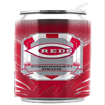 Duck House MLB Cincinnati Reds SS Thermocan Sports Fan Kitchen Products, Large/16.9 oz, Multicolor