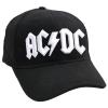 AC/DC Baseball Cap Classic White Band Logo Official Strap Back Size One Size view 1