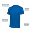 Augusta Sportswear Men's Wicking T-Shirt, Small, Royal view 3