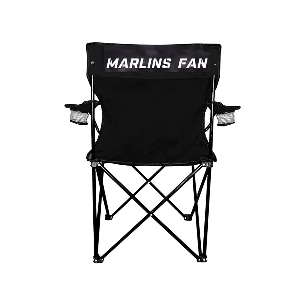 VictoryStore Marlins Fan Camping Chair with Carry Bag