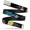 Nickelodeon unisex child Buckle-down Web Spongebob 1.0" Belt, Multicolor, 1.0 Wide - Fits up to Kids Size 20 US view 1