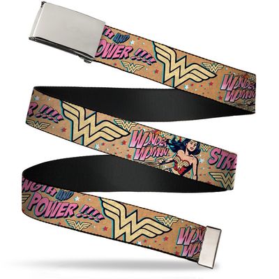 Buckle-Down Web Belt Wonder Woman 1.0"