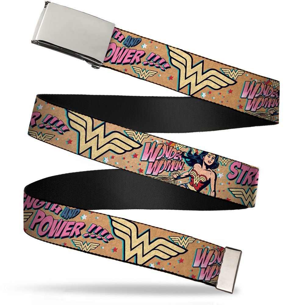 Buckle-Down Web Belt Wonder Woman 1.0"
