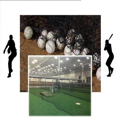 Baseball Batting Cages #42 (54 Ply) Professional Commercial Quality Multiple Sizes (12' x 12' x 70')
