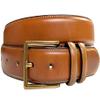 Belts.com HJ-10 Men's Oil-Tanned Genuine Leather Dress Classic Belt 1-1/8"(30mm) Wide (Tan, 44) view 1