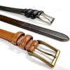 Belts.com HJ-10 Men's Oil-Tanned Genuine Leather Dress Classic Belt 1-1/8"(30mm) Wide (Tan, 44) view 3
