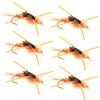 The Fly Fishing Place Bead Head Nymph Fly Fishing Flies - Kaufmann's Golden Stone Fly with Rubber Legs - Stonefly Wet Fly - 6 Flies Hook Size 8 view 1