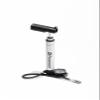 Panaracer BMP-N21AGF2-S Bicycle Air Pump, Portable Pump, Variable Type, Includes Air Pressure Gauge, Compatible with All Valves, Silver view 1