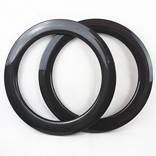 SMC Bike 20inch 406 Carbon Fiber Clincher Rims Width 25mm Depth 50mm for Folding Bike or Recumbent Bike