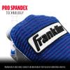 Franklin Sports Adult MLB Pro Classic Batting Gloves, Medium, Pair, Pearl/Royal view 4