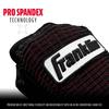 Franklin Sports Adult MLB Pro Classic Batting Gloves, Adult Small, Pair, Black/Black view 4