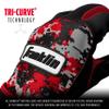 Franklin Sports Adult MLB Digitek Batting Gloves, Adult Small, Pair, Grey/Black/Red Digi view 4