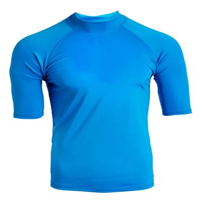 Kanu Surf Men's Fiji UPF 50+ Rashguard, Royal, Small