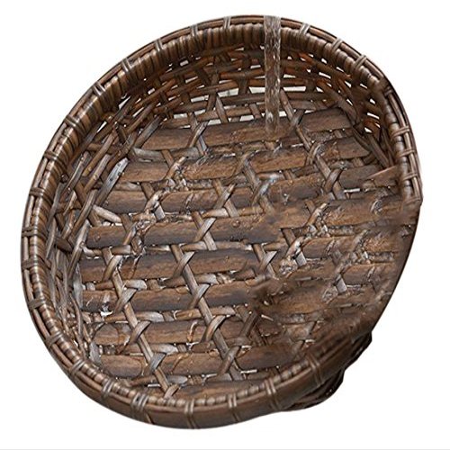 Yamako 14233 Resin Hors d'oeuvre Basket, Brown, Medium