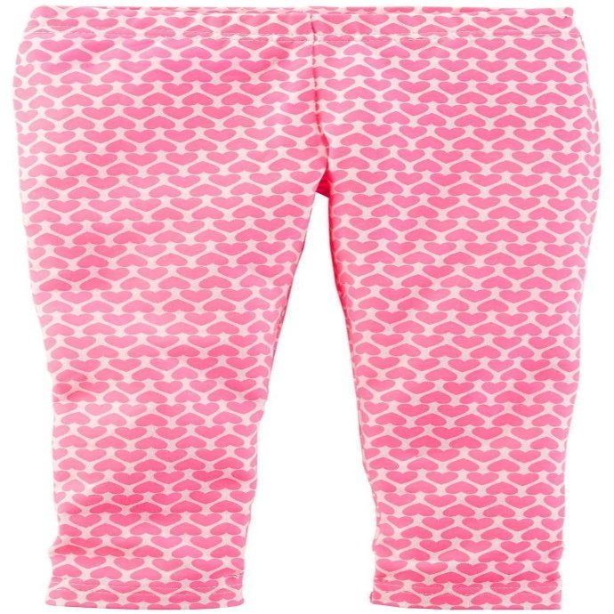 Carter's Baby Girl's Print Leggings - Hearts - 12 Months