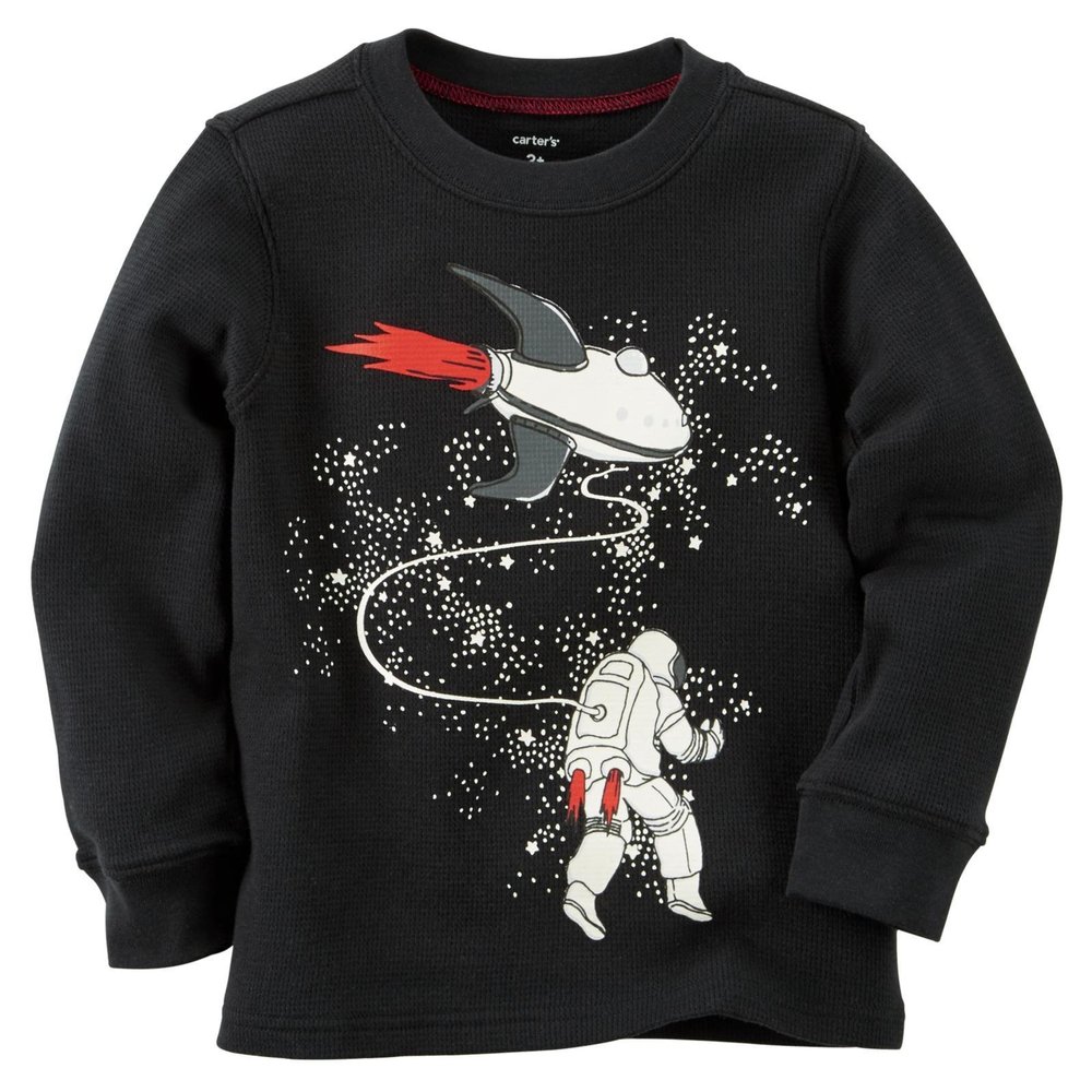 Carter's Baby Boy's Graphic Tee - Astronaut - 3 Months
