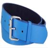 Belts.com B570 Mens Belt With Silver Roller Buckle Casual Jean Belt 1-1/2"(38mm) Wide (L, Blue) view 1