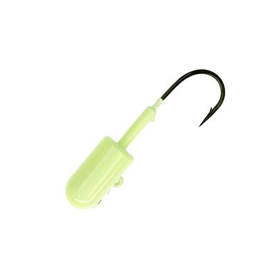 Bullet Jig Heads 6oz, 6 Pcs Glow in The Dark for Saltwater Jigging, Hook Size 10/0, Ideal for Grouper, Snapper & Deep Sea Species