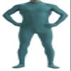 VSVO Unitard Skin-tight Solid Color Dance Wear for Adults and Children (X-Large, Green) view 1