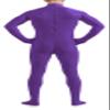 VSVO Unitard Skin-tight Solid Color Dance Wear for Adults and Children (Medium, Purple) view 2