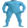 VSVO Unitard Skin-tight Solid Color Dance Wear for Adults and Children (X-Large, Light Blue) view 1
