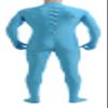 VSVO Unitard Skin-tight Solid Color Dance Wear for Adults and Children (X-Large, Light Blue) view 2