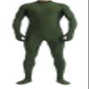 VSVO Unitard Skin-tight Solid Color Dance Wear for Adults and Children (Small, Olive Green) view 1