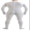 VSVO Unitard Skin-tight Solid Color Dance Wear for Adults and Children (X-Large, White) view 2