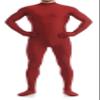 VSVO Unitard Skin-tight Solid Color Dance Wear for Adults and Children (Medium, Red) view 1