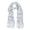 Premium Soft Paisley Pashmina & Silk Shawl/Wrap/Stole/Scarf, Light Grey view 1