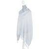 Premium Soft Paisley Pashmina & Silk Shawl/Wrap/Stole/Scarf, Light Grey view 2