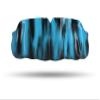 Impact Custom Professional MMA/Boxing/Muay Thai Mouthguard with Trim for Gag Reflex Black/Blue Tie Dye view 1