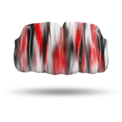 Impact Custom Professional MMA/Boxing/Muay Thai Mouthguard with Trim for Gag Reflex Black/Red Tie Dye