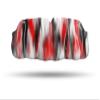 Impact Custom Professional MMA/Boxing/Muay Thai Mouthguard with Trim for Gag Reflex Black/Red Tie Dye view 1