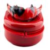 Impact Custom Professional MMA/Boxing/Muay Thai Mouthguard with Trim for Gag Reflex Black/Red Tie Dye view 2