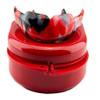 Impact Custom Professional Sports Mouthguard with Trim for Gag Reflex Black/Red Tie Dye view 2