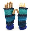 Apt.9 Women Blue Black Green Forearm Warmer Glove Soft Shiny