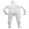 VSVO Unisex Metallic Second Skin Spandex Full Body Suit for Adults and Children (Kids Medium, White) view 2