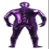 VSVO Unisex Metallic Second Skin Spandex Full Body Suit for Adults and Children (Medium, Purple) view 2