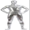 VSVO Unisex Metallic Second Skin Spandex Full Body Suit for Adults and Children (XX-Large, Silver) view 1