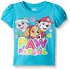Paw Patrol Toddler Girls' Short Sleeve T-Shirt Shirt, Aqua Turquoise, 2T view 1