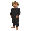 Monag Baby Long Sleeve Romper (0-3M, Black) view 1