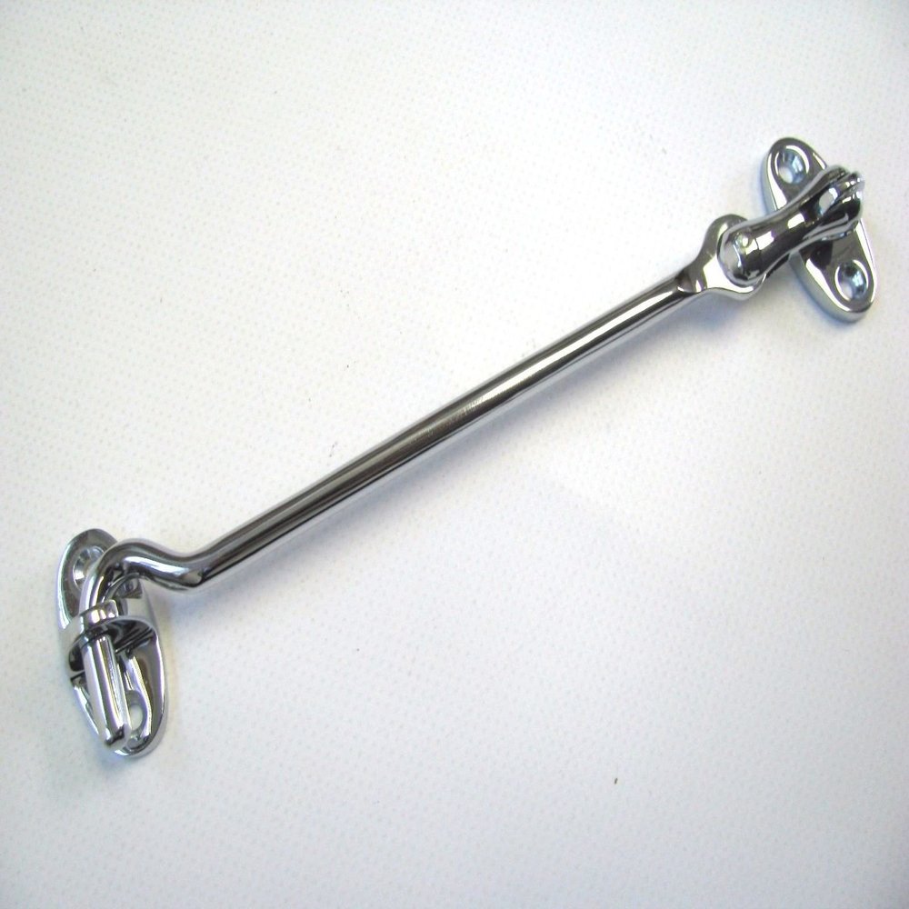 222090 Sea-Dog Line 7" Marine Boat Door Hook Chrome Brass With Swivel SURPLUS 132-4026