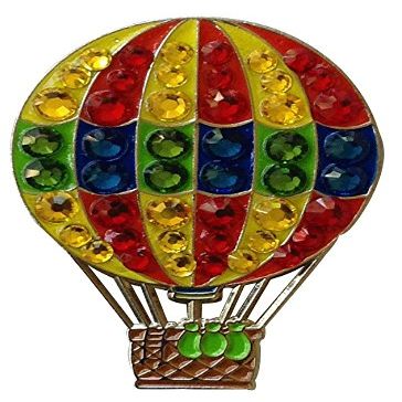 Bonjoc Ball Marker & Hat Clip - HOT AIR BALLOON
