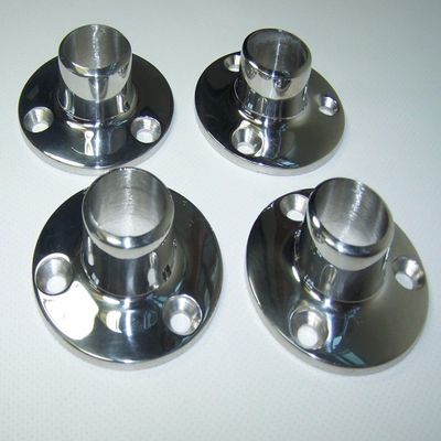 280921 Sea-Dog Line Four (4) Pack Low Round Base Rail Fitting 90 Degrees 1" SURPLUS 132-60