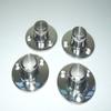 280921 Sea-Dog Line Four (4) Pack Low Round Base Rail Fitting 90 Degrees 1" SURPLUS 132-60 view 2