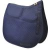 ECP Equine Comfort Products All-Purpose Correction Saddle Pad, Diamond Quilted Design with Adjustable Memory Foam Shims for Customized Fit, Pressure Relief, and Breathable Performance, Navy Blue view 1
