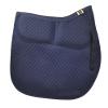 ECP Equine Comfort Products All-Purpose Correction Saddle Pad, Diamond Quilted Design with Adjustable Memory Foam Shims for Customized Fit, Pressure Relief, and Breathable Performance, Navy Blue view 2